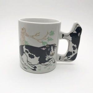 Vintage Cow Mug